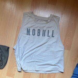 NOBULL Women's Cream Muscle Tee M